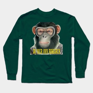 Funny DYOR Bored Ape Crypto Monkey Long Sleeve T-Shirt